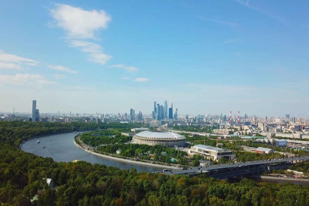 Стадион «Лужники» рядом с ЖК «Остоженка, 11»